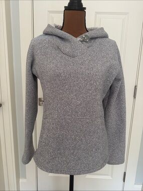 Koppen Heather Gray Hooded Pullover Sweatshirt